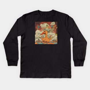 Apocalypse Duck Kids Long Sleeve T-Shirt